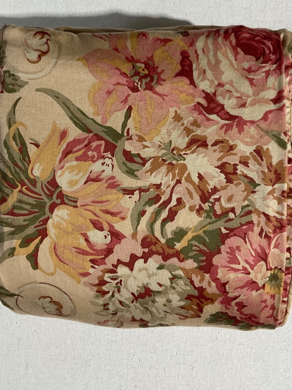 Ralph Lauren Guinevere Twin Duvet Cover 100% Combed Cotton Made in USA Floral